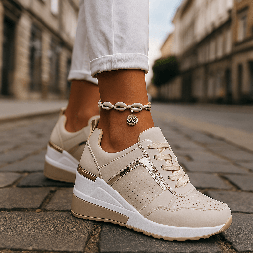 Damen Sneakers aus atmungsaktivem Gewebe mit Dämpfung Jully