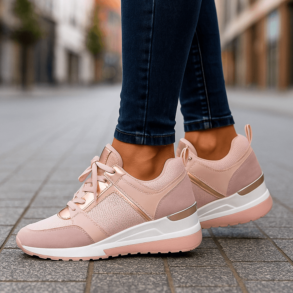 Damen Sneakers aus atmungsaktivem Gewebe mit Dämpfung Jully