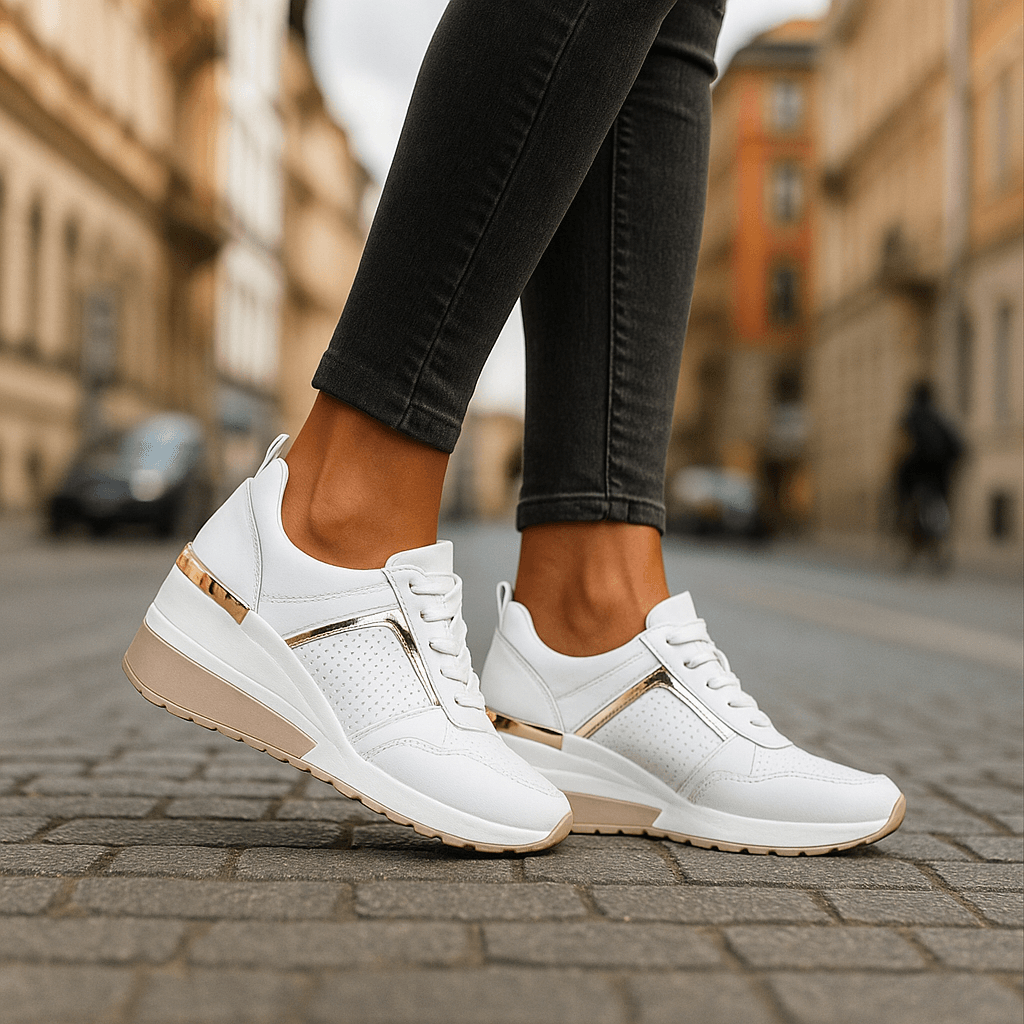 Damen Sneakers aus atmungsaktivem Gewebe mit Dämpfung Jully