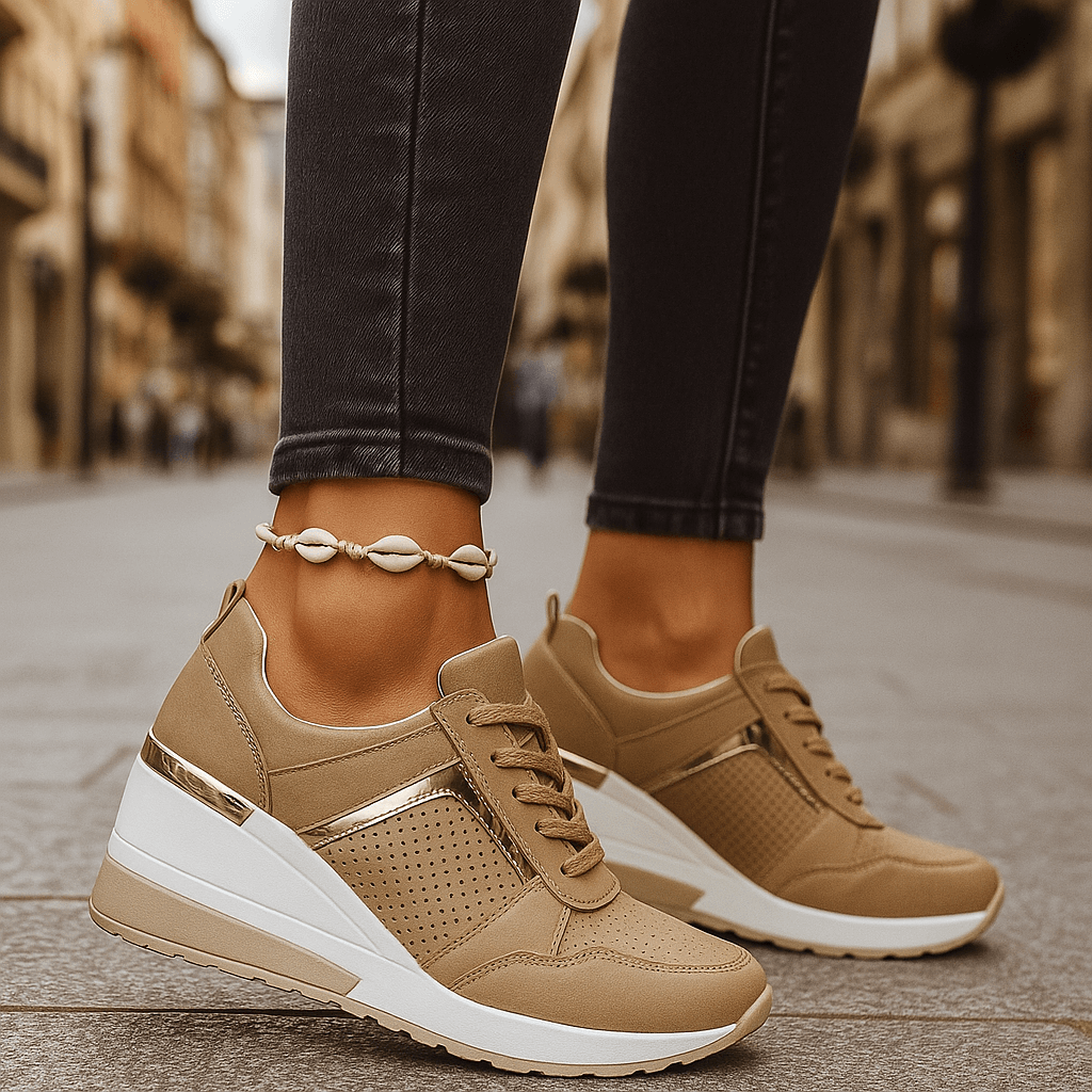 Damen Sneakers aus atmungsaktivem Gewebe mit Dämpfung Jully