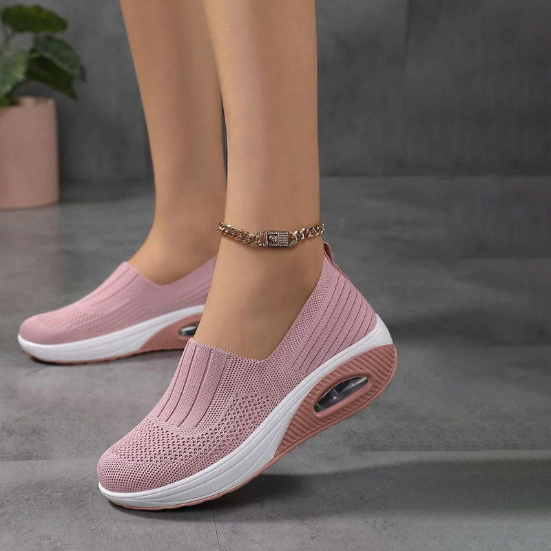 Damen Sneakers mit Atmungsaktivem Netzgewebe Jully