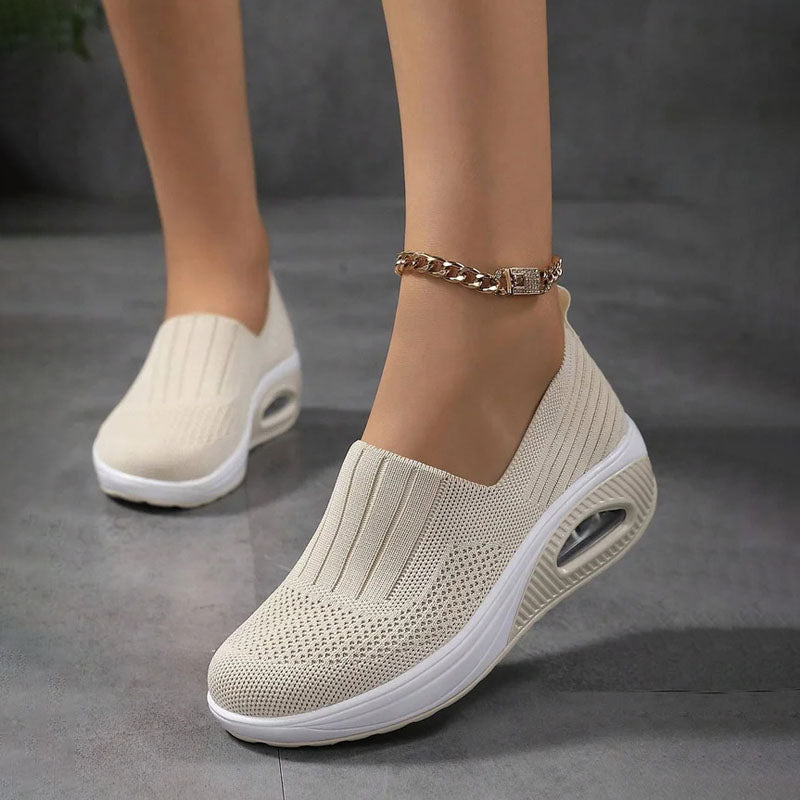 Damen Sneakers mit Atmungsaktivem Netzgewebe Jully