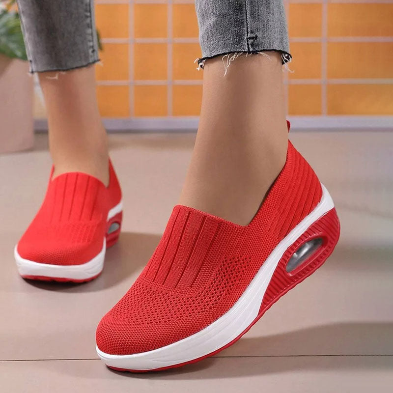 Damen Sneakers mit Atmungsaktivem Netzgewebe Jully