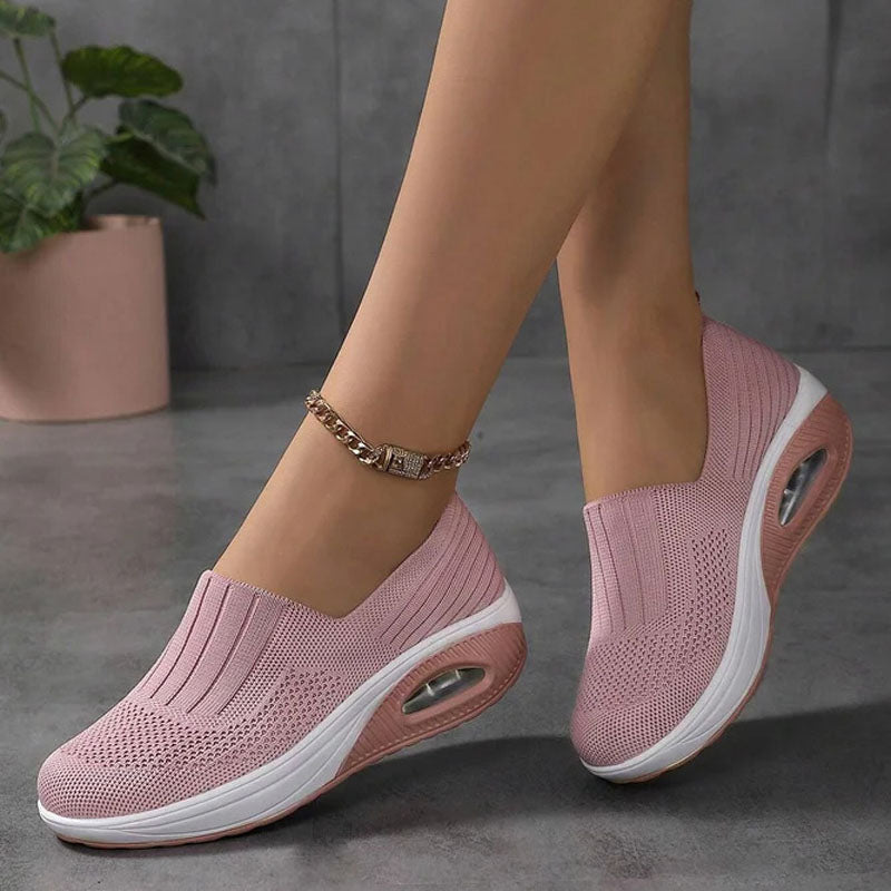 Damen Sneakers mit Atmungsaktivem Netzgewebe Jully