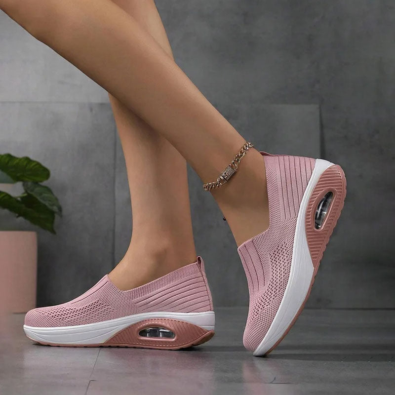 Damen Sneakers mit Atmungsaktivem Netzgewebe Jully