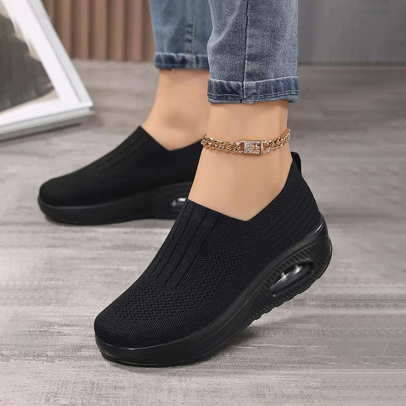 Damen Sneakers mit Atmungsaktivem Netzgewebe Jully