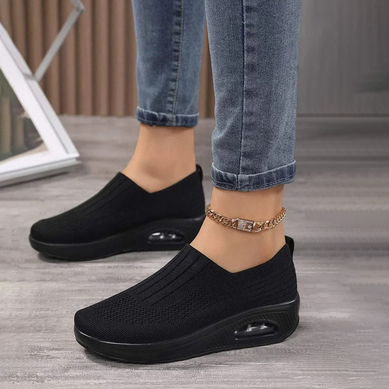 Damen Sneakers mit Atmungsaktivem Netzgewebe Jully