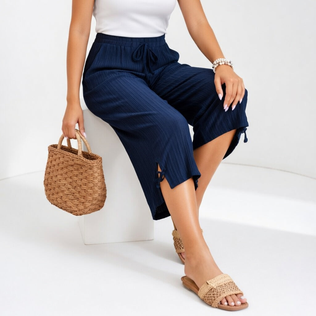 Damen Sommerhose mit verstellbarer Taille Jully