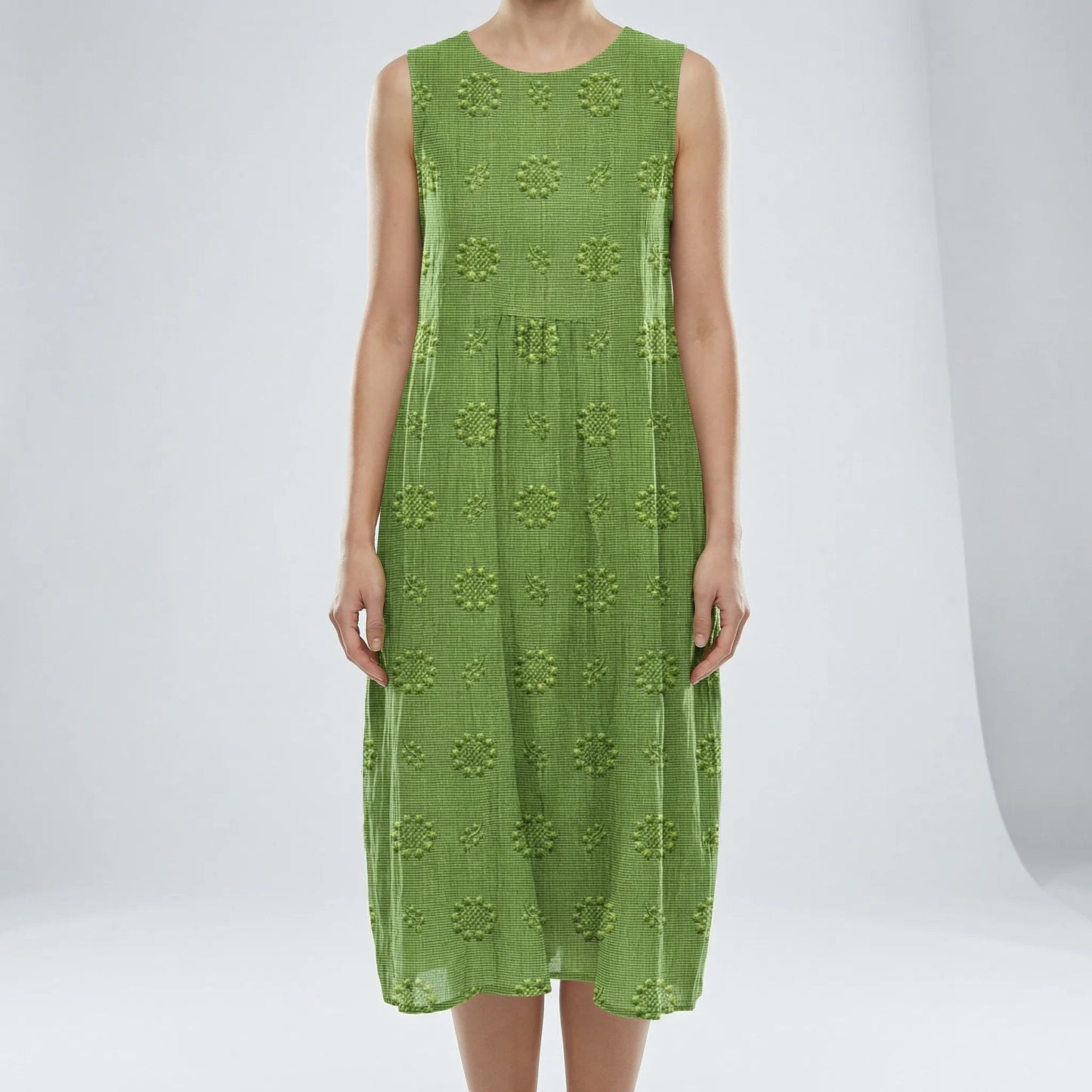Damen Sommerkleid mit Taschen in Midi-Länge Jully