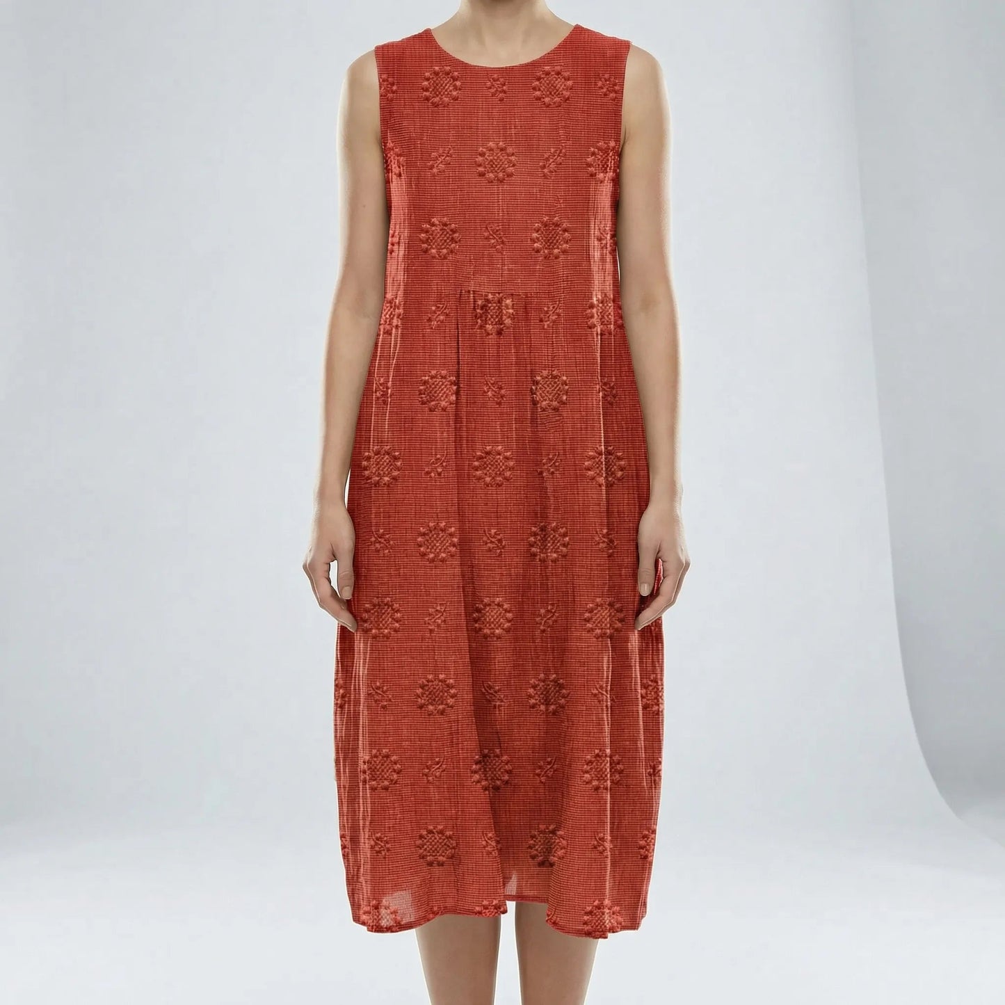 Damen Sommerkleid mit Taschen in Midi-Länge Jully