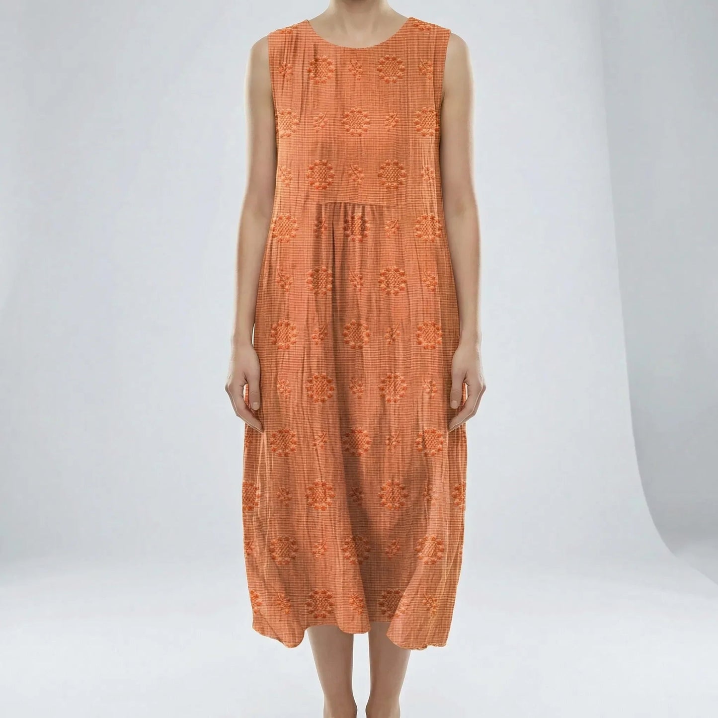 Damen Sommerkleid mit Taschen in Midi-Länge Jully