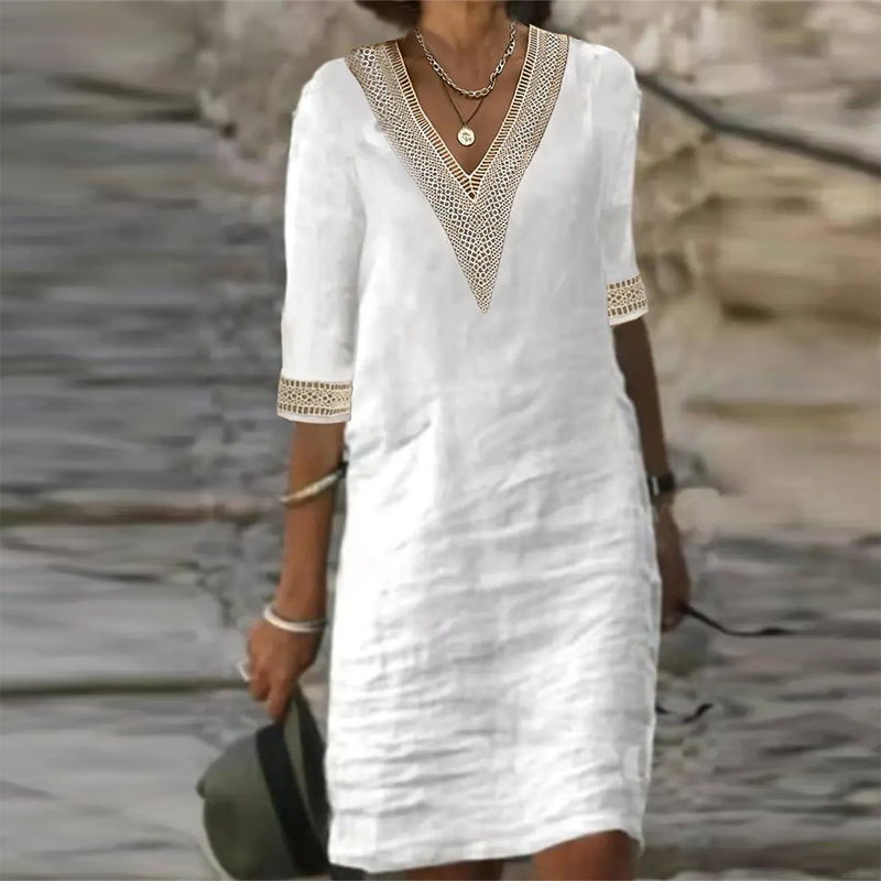 Damen Sommerkleid mit elastischem Mischgewebe Jully