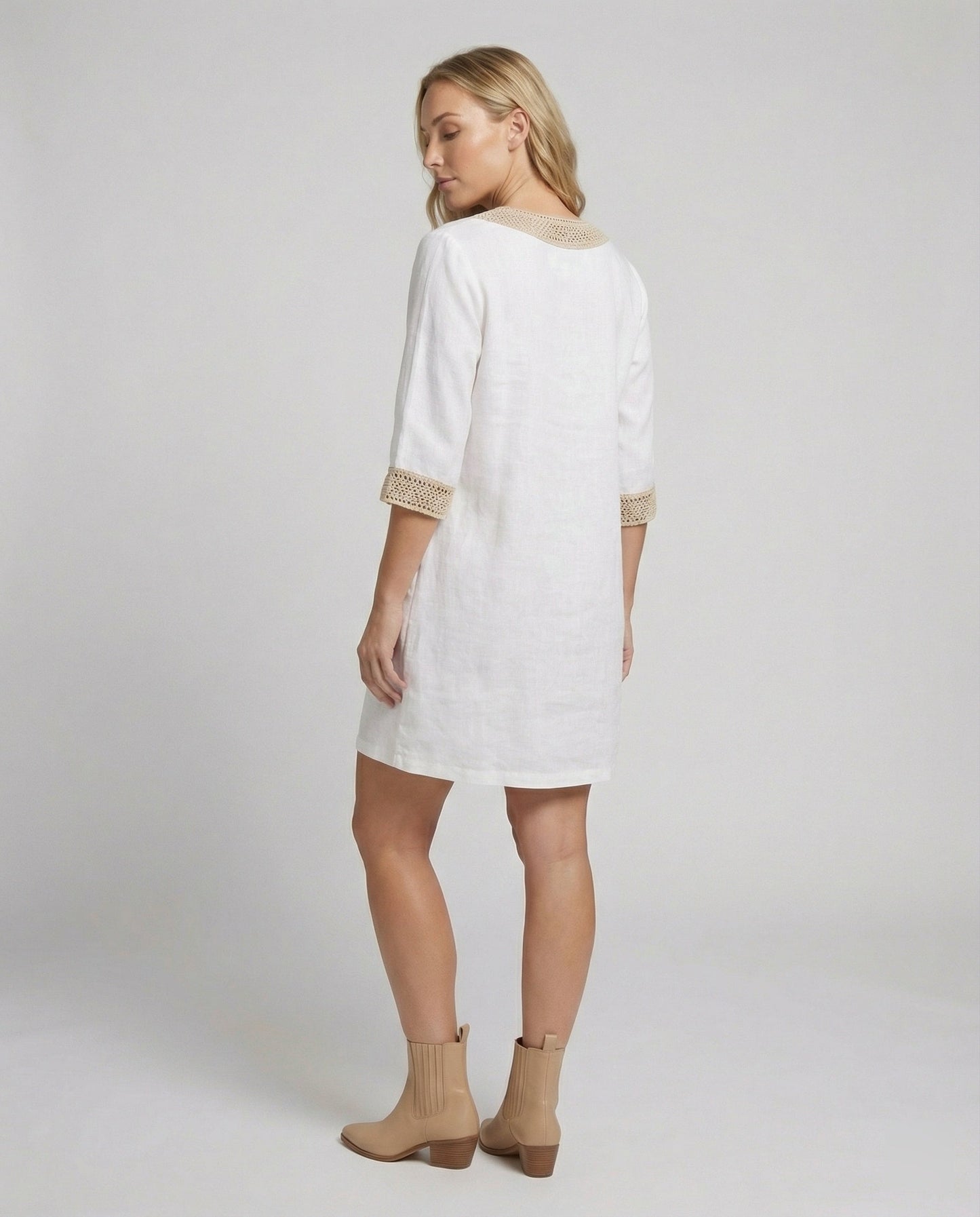 Damen Sommerkleid mit elastischem Mischgewebe Jully