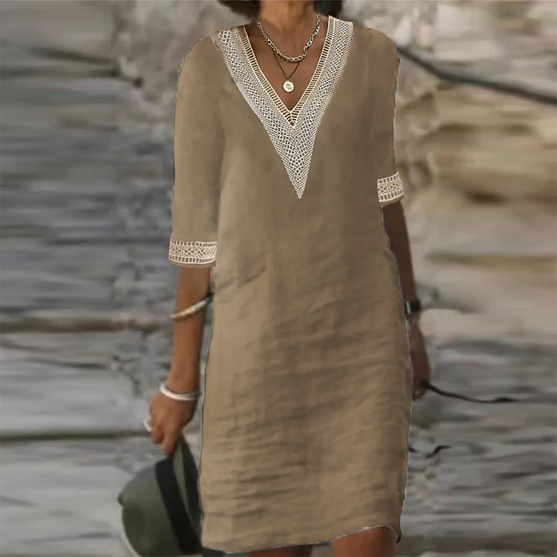 Damen Sommerkleid mit elastischem Mischgewebe Jully