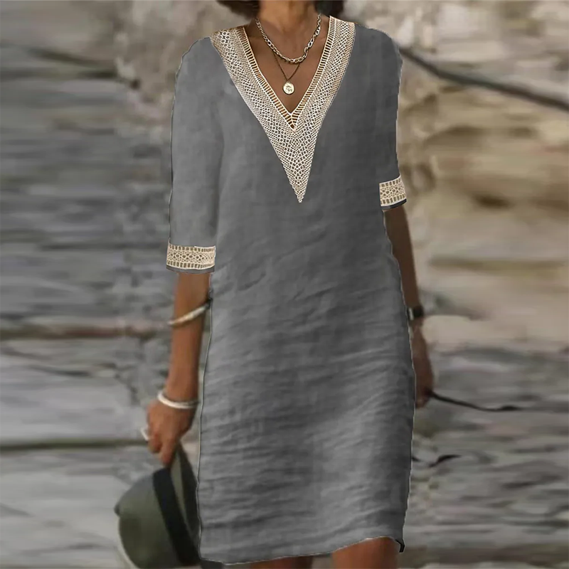 Damen Sommerkleid mit elastischem Mischgewebe Jully