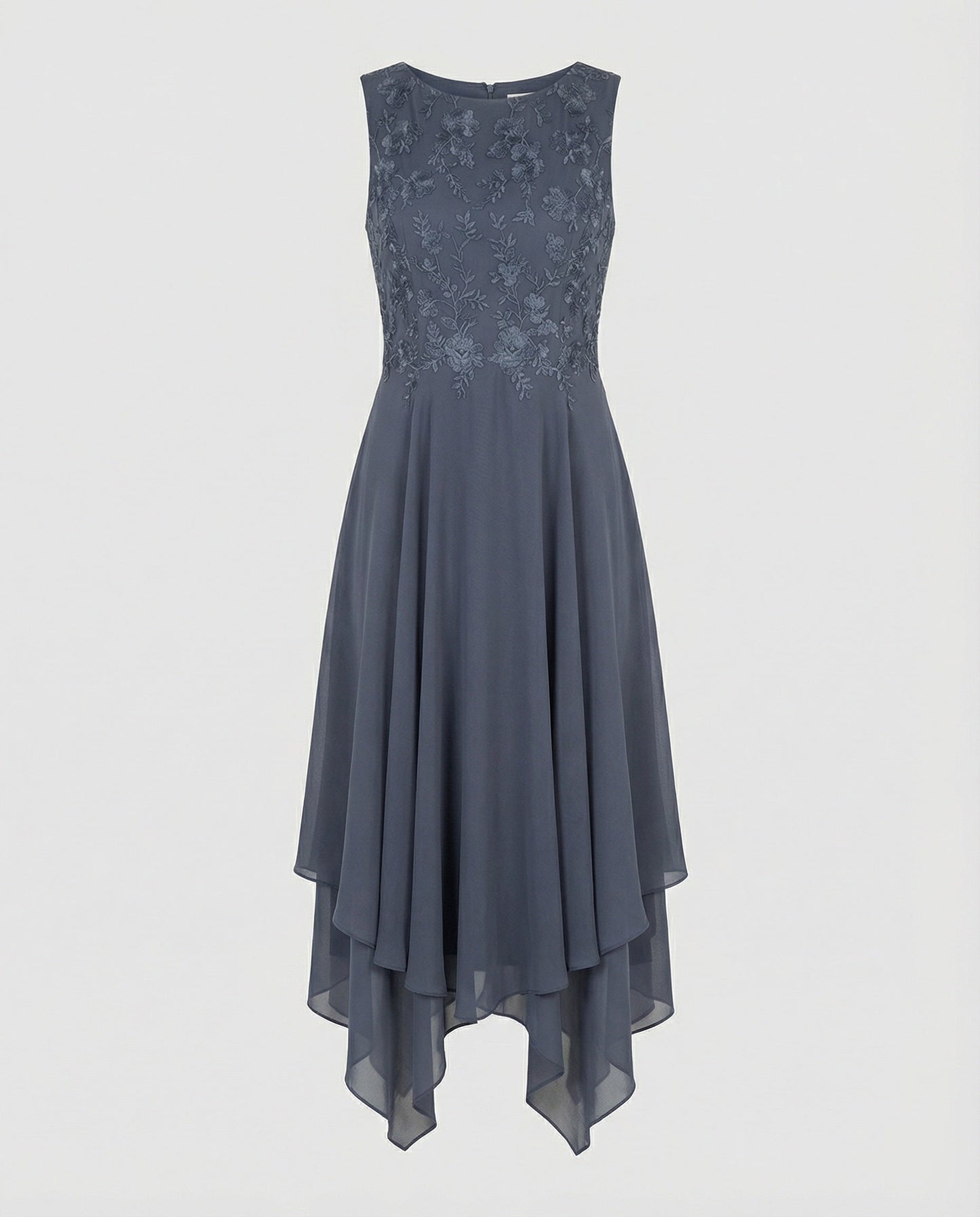 Damen Sommerkleid mit femininer Silhouette aus atmungsaktivem Stoff Jully