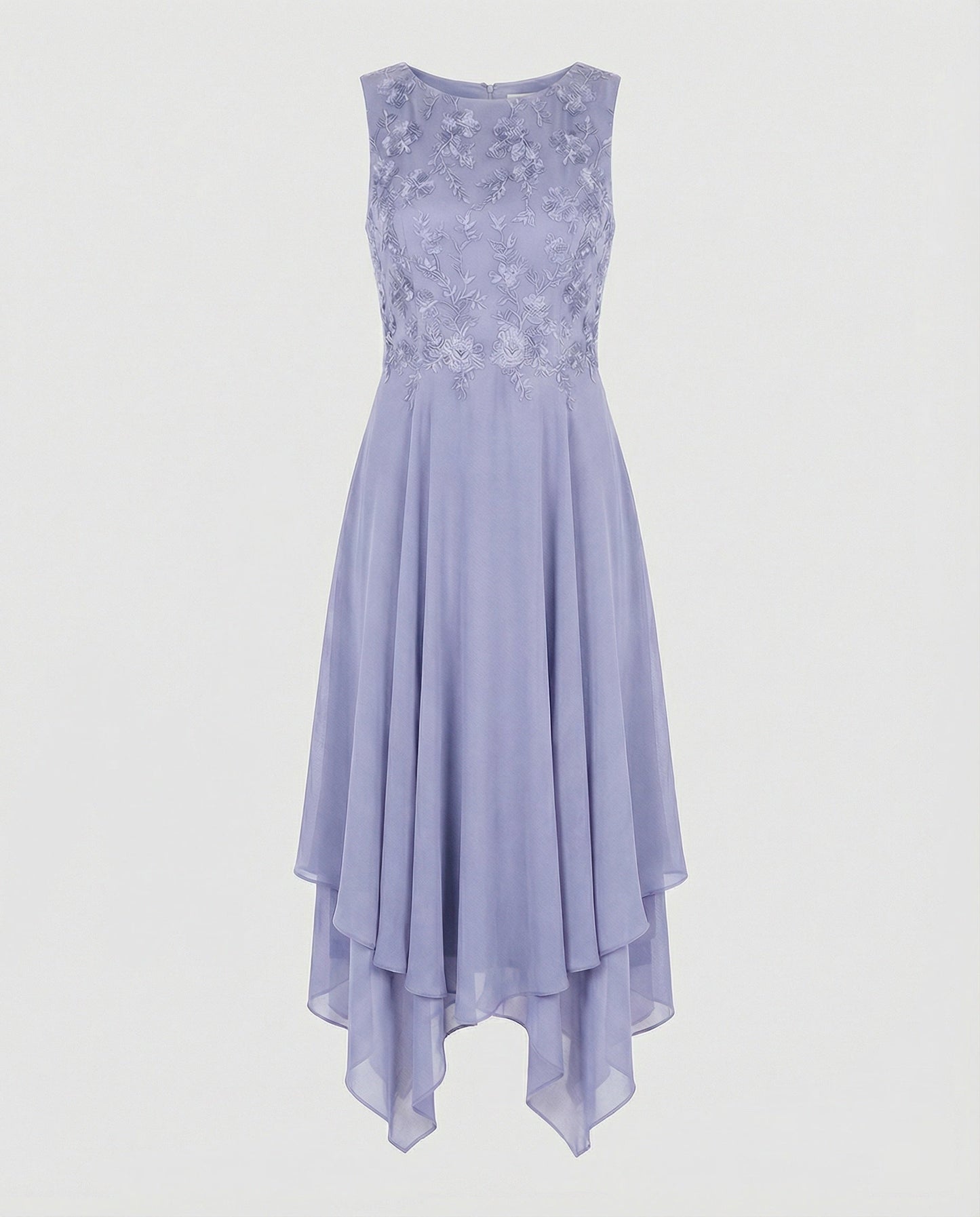 Damen Sommerkleid mit femininer Silhouette aus atmungsaktivem Stoff Jully