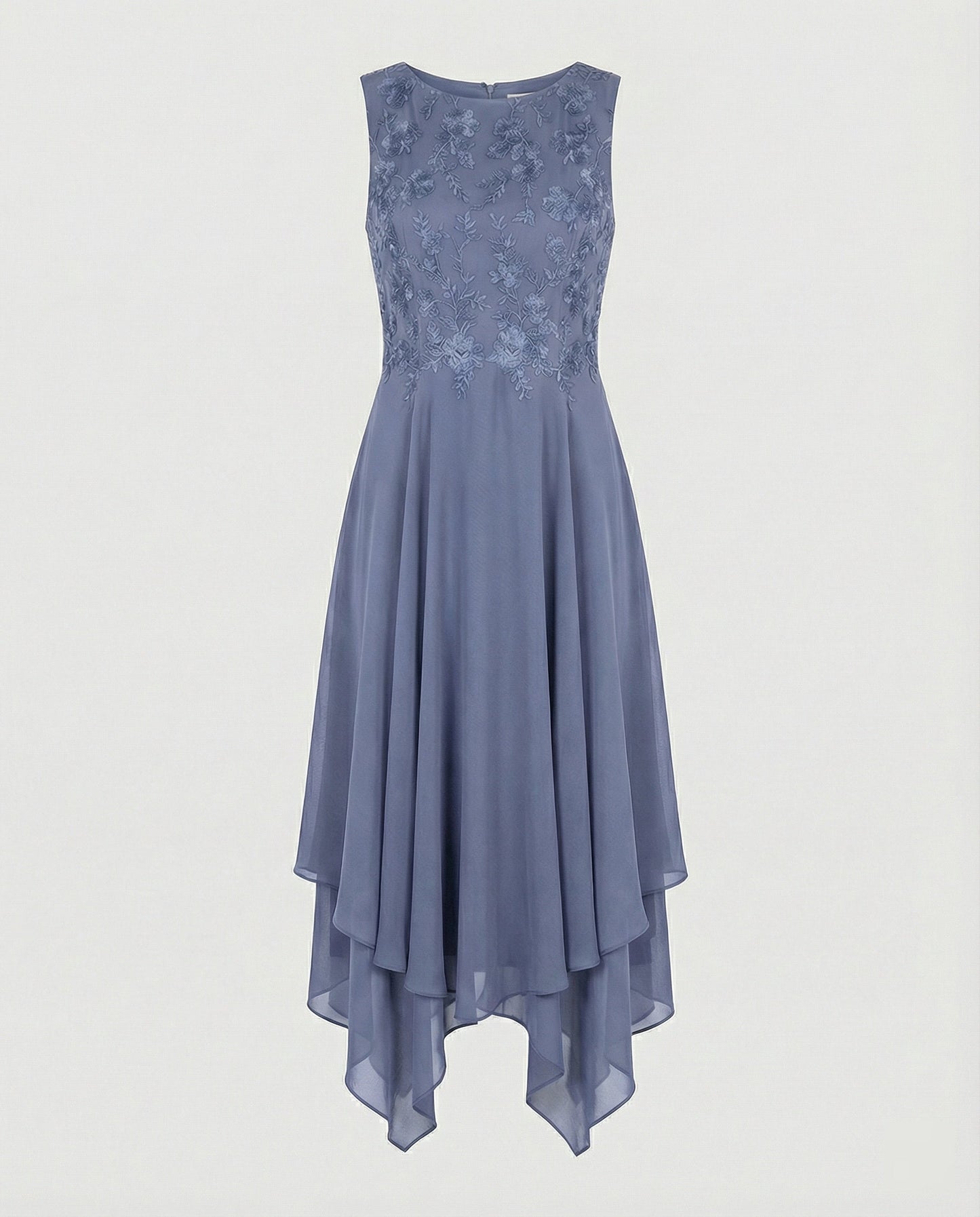 Damen Sommerkleid mit femininer Silhouette aus atmungsaktivem Stoff Jully
