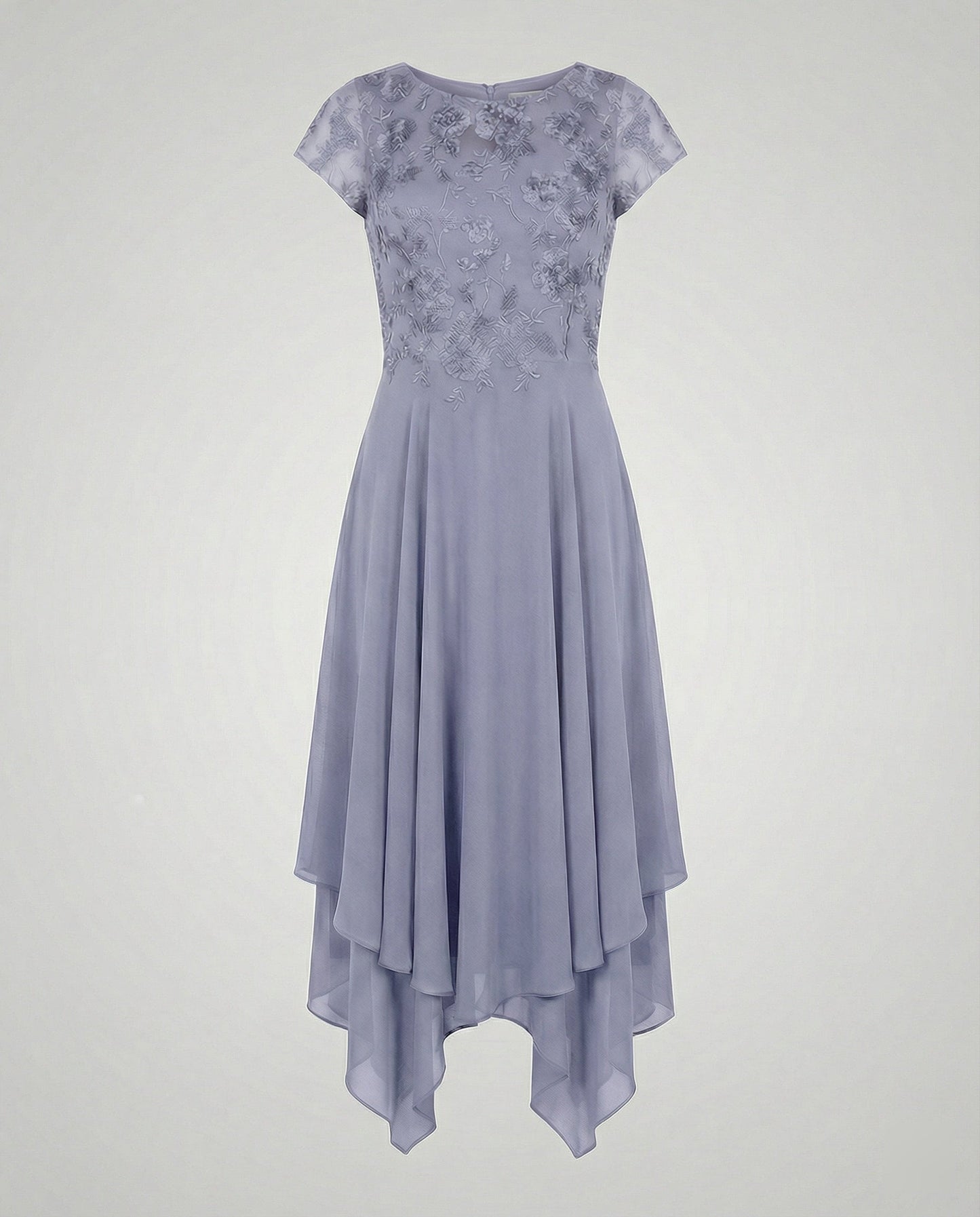 Damen Sommerkleid mit femininer Silhouette aus atmungsaktivem Stoff Jully