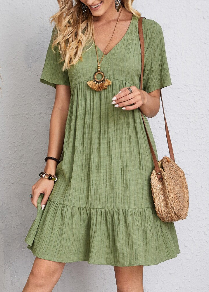 Damen Sommerkleid mit figurschmeichelndem Schnitt Jully