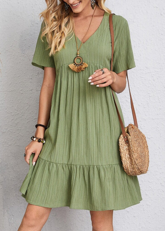 Damen Sommerkleid mit figurschmeichelndem Schnitt Jully