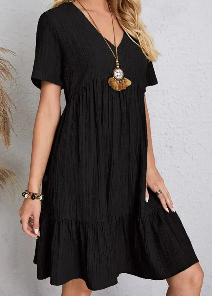Damen Sommerkleid mit figurschmeichelndem Schnitt Jully