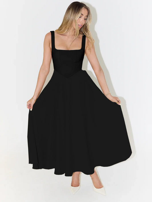 Damen Sommerkleid mit fließendem Schnitt Jully