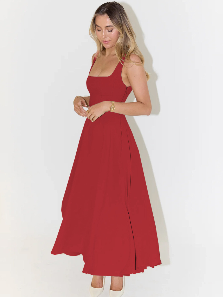 Damen Sommerkleid mit fließendem Schnitt Jully