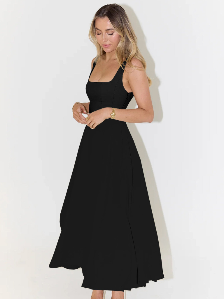 Damen Sommerkleid mit fließendem Schnitt Jully
