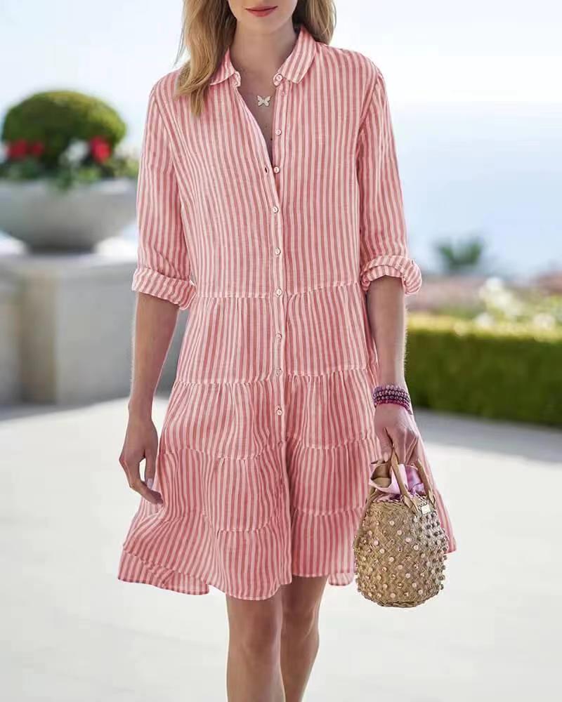 Damen Sommerkleid mit schmeichelhaftem Ausschnitt Jully