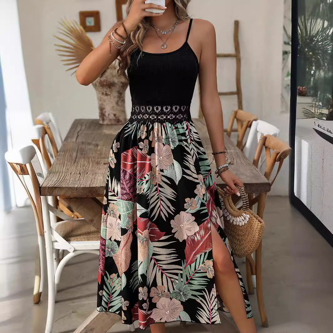 Damen Sommerkleid mit verstellbaren Trägern Jully