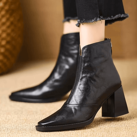 Damen Stiefeletten mit Blockabsatz Jully