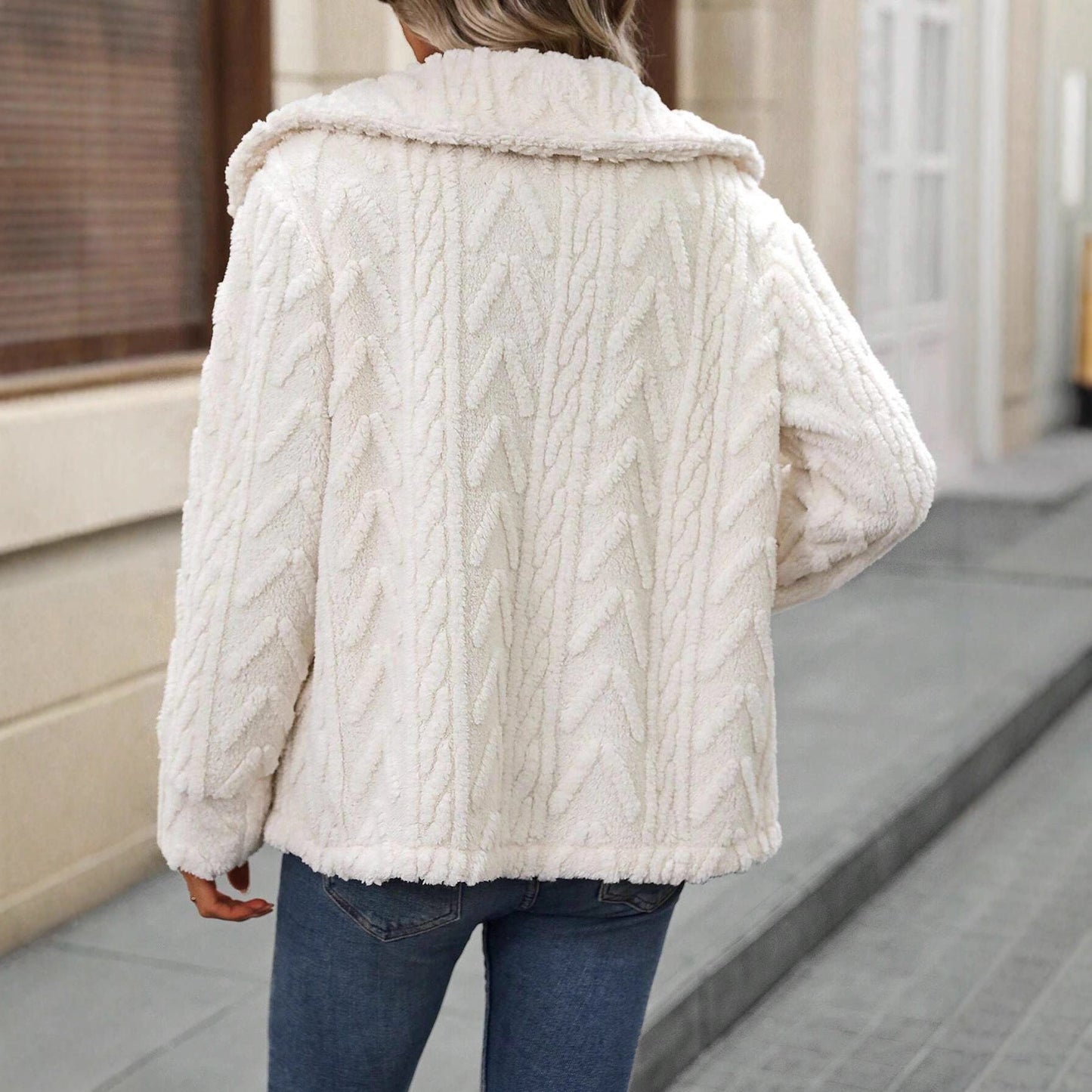 Damen Strickjacke mit Kapuze Jully