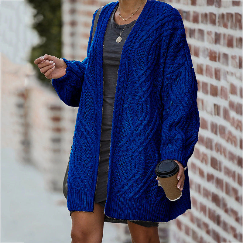 Damen Strickjacke mit Zopfmuster Jully