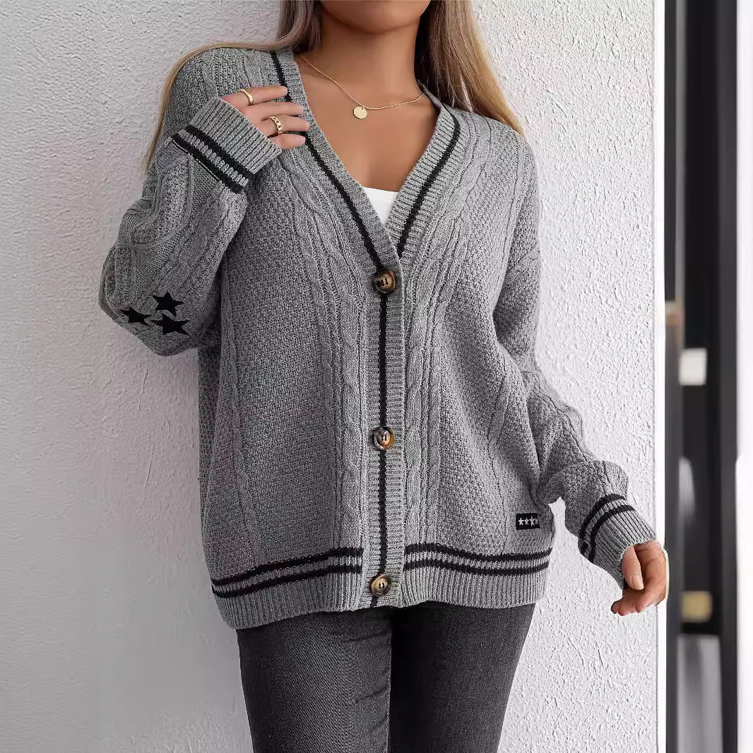 Damen Strickjacke mit Zopfmuster Jully