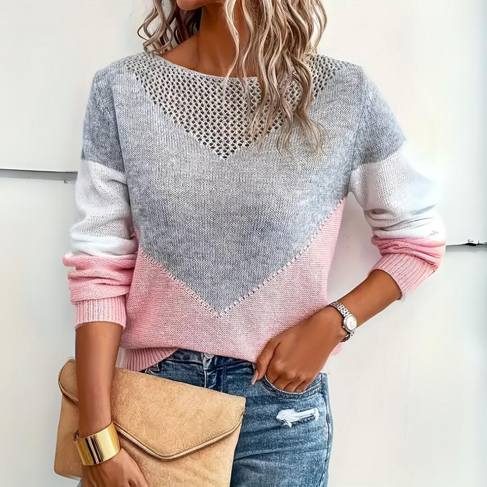 Damen Strickpullover aus Baumwolle mit lockerer Passform Jully