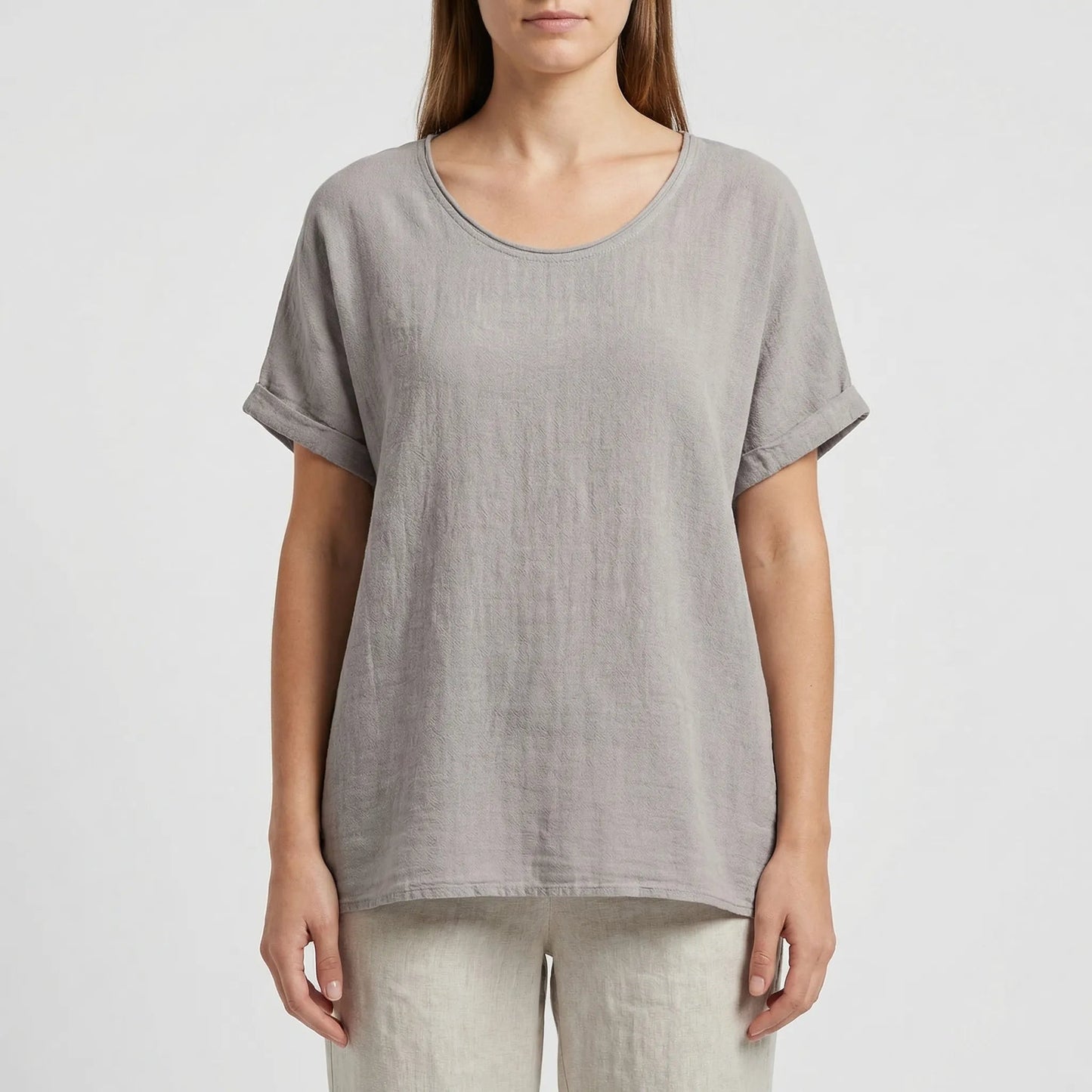 Damen Tank Top mit V-Ausschnitt und lockerer Passform Jully