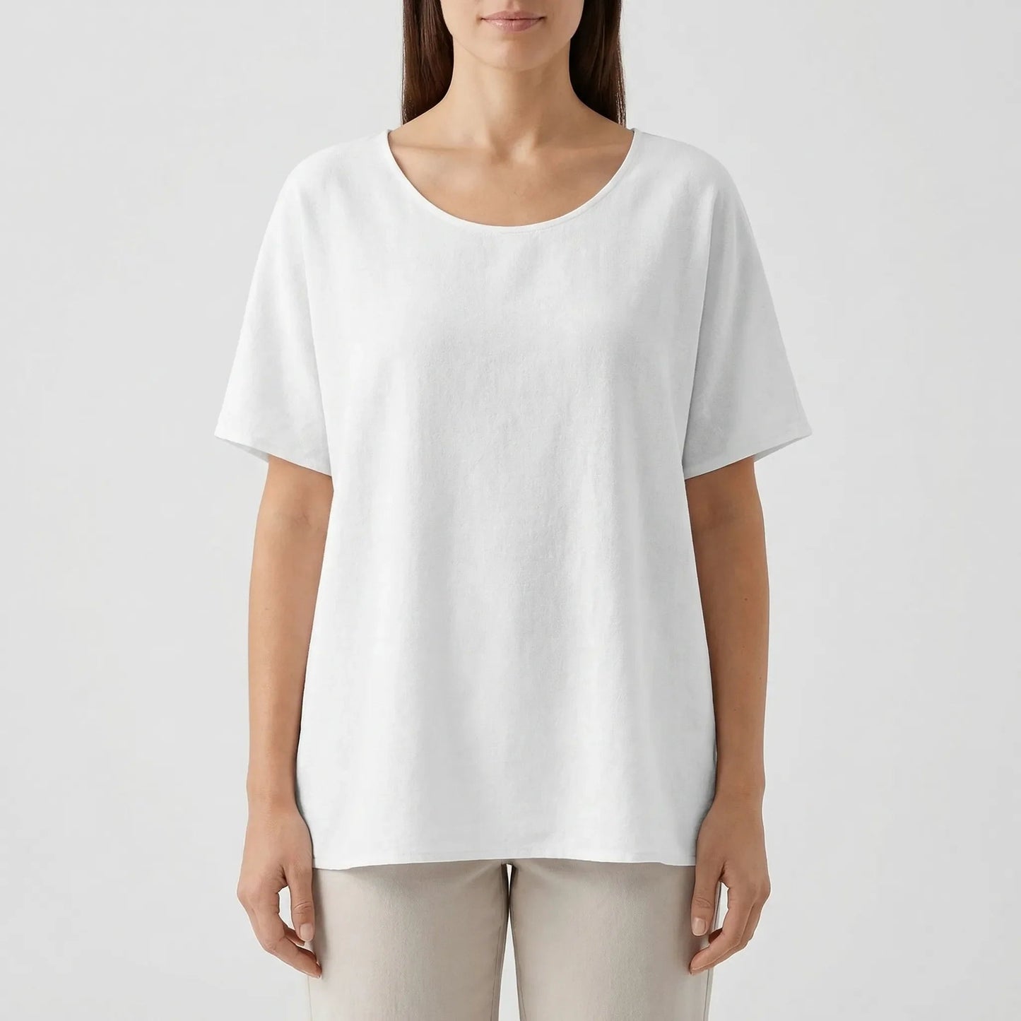 Damen Tank Top mit V-Ausschnitt und lockerer Passform Jully