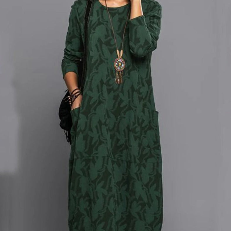 Damen Taschenkleid mit Vintage-Design Jully
