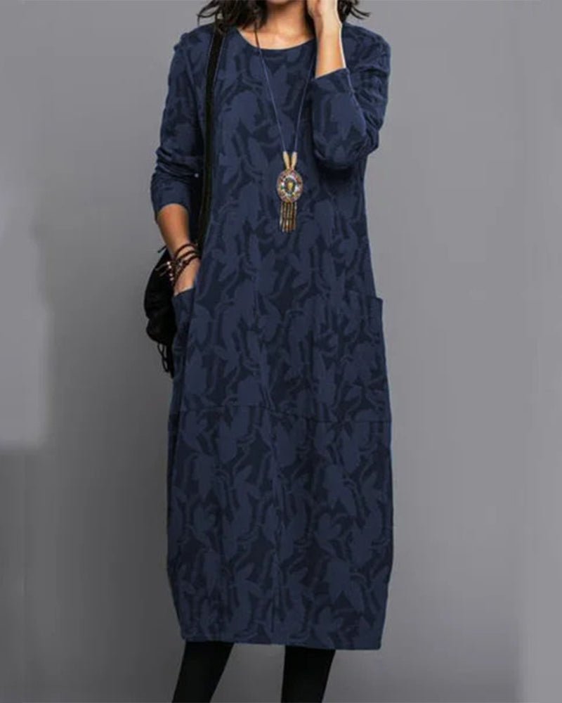 Damen Taschenkleid mit Vintage-Design Jully