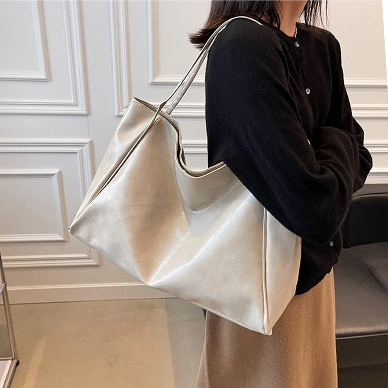 Damen Tragetasche aus PU-Leder mit elegantem Design Jully