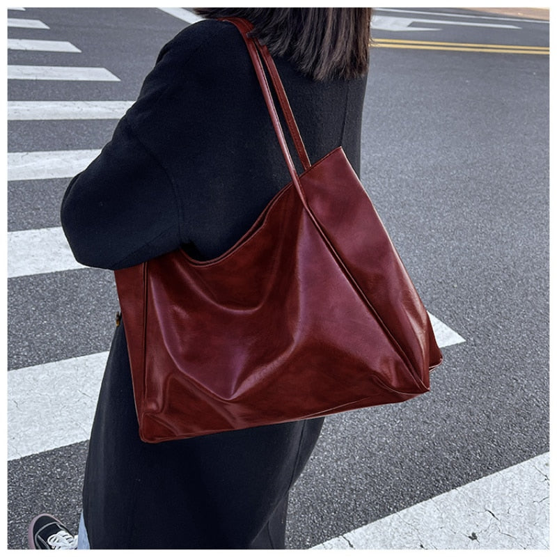 Damen Tragetasche aus PU-Leder mit elegantem Design Jully