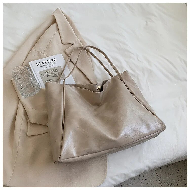 Damen Tragetasche aus PU-Leder mit elegantem Design Jully