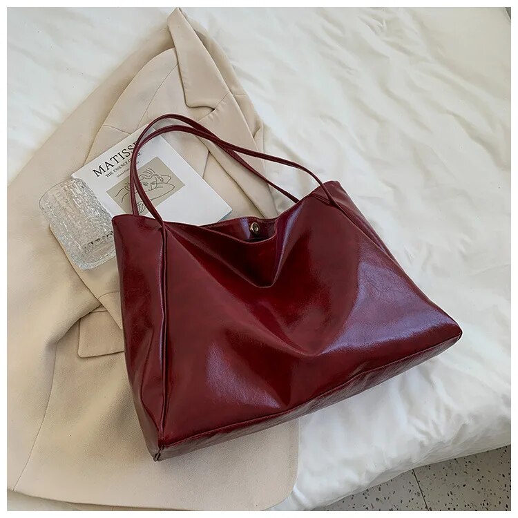 Damen Tragetasche aus PU-Leder mit elegantem Design Jully