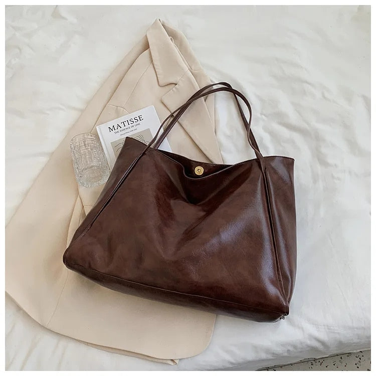 Damen Tragetasche aus PU-Leder mit elegantem Design Jully