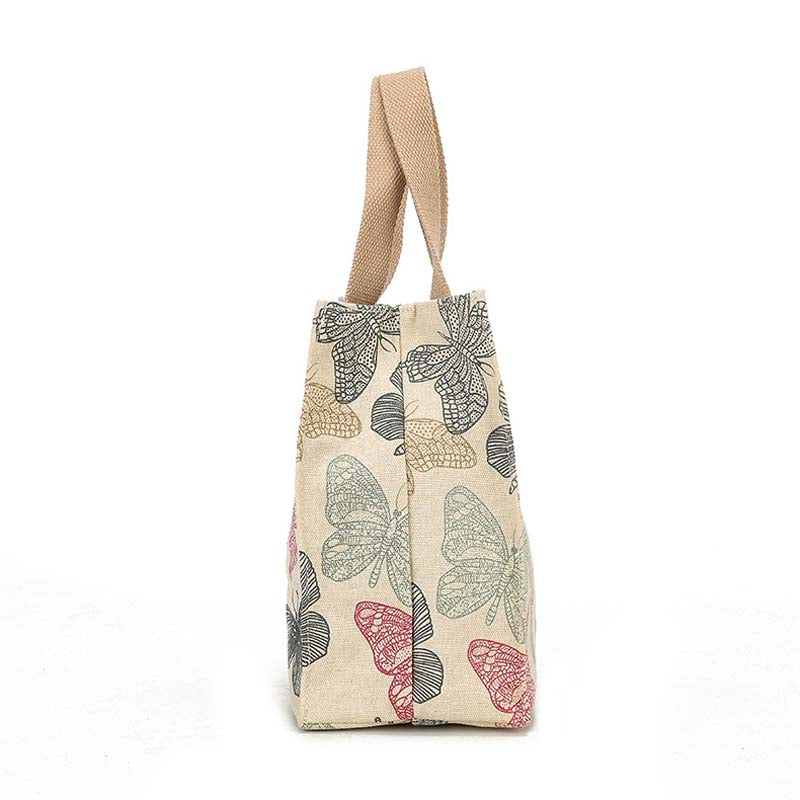 Damen Tragetasche mit Tiermuster aus Segeltuch Jully