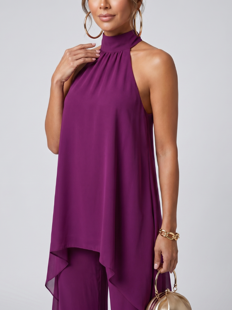 Damen Tunika-Set mit asymmetrischem Saum Jully