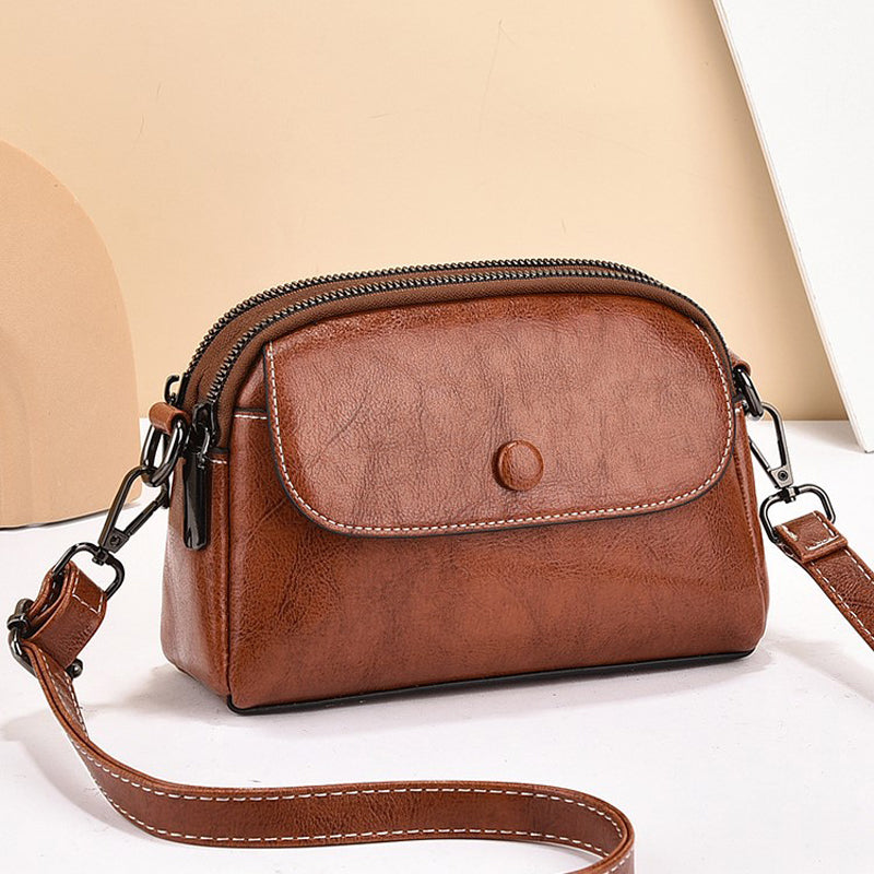 Damen Umhängetasche aus PU mit praktischem Design Jully