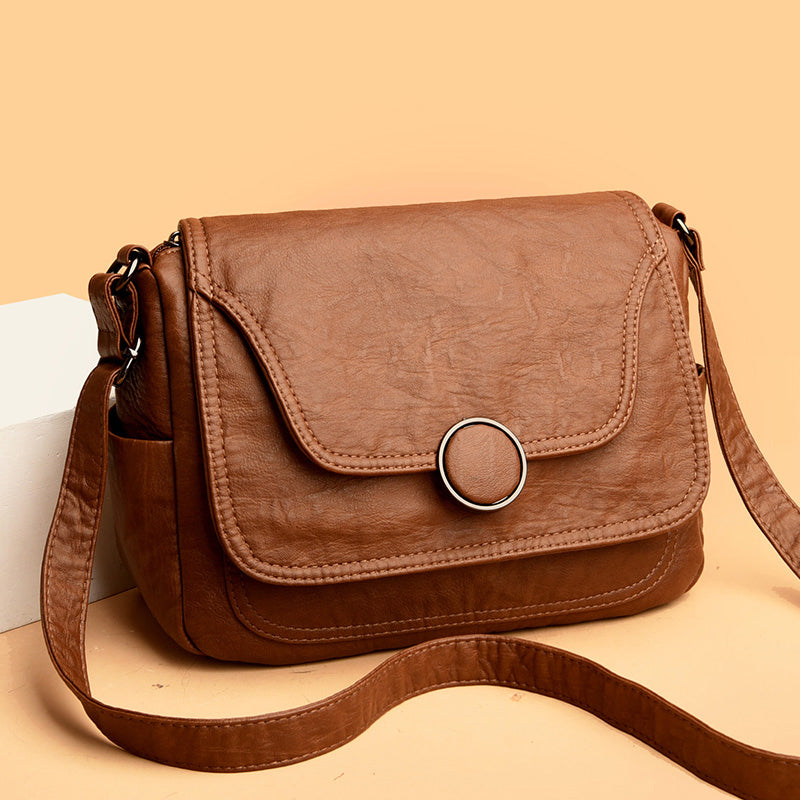 Damen Umhängetasche aus PU mit praktischem Design Jully