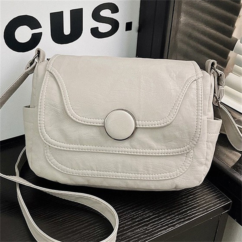 Damen Umhängetasche aus PU mit praktischem Design Jully